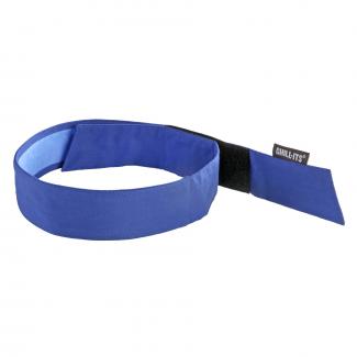 Chill-Its 6705CT Evaporative Cooling Bandana Headband - PVA, Hook & Loop