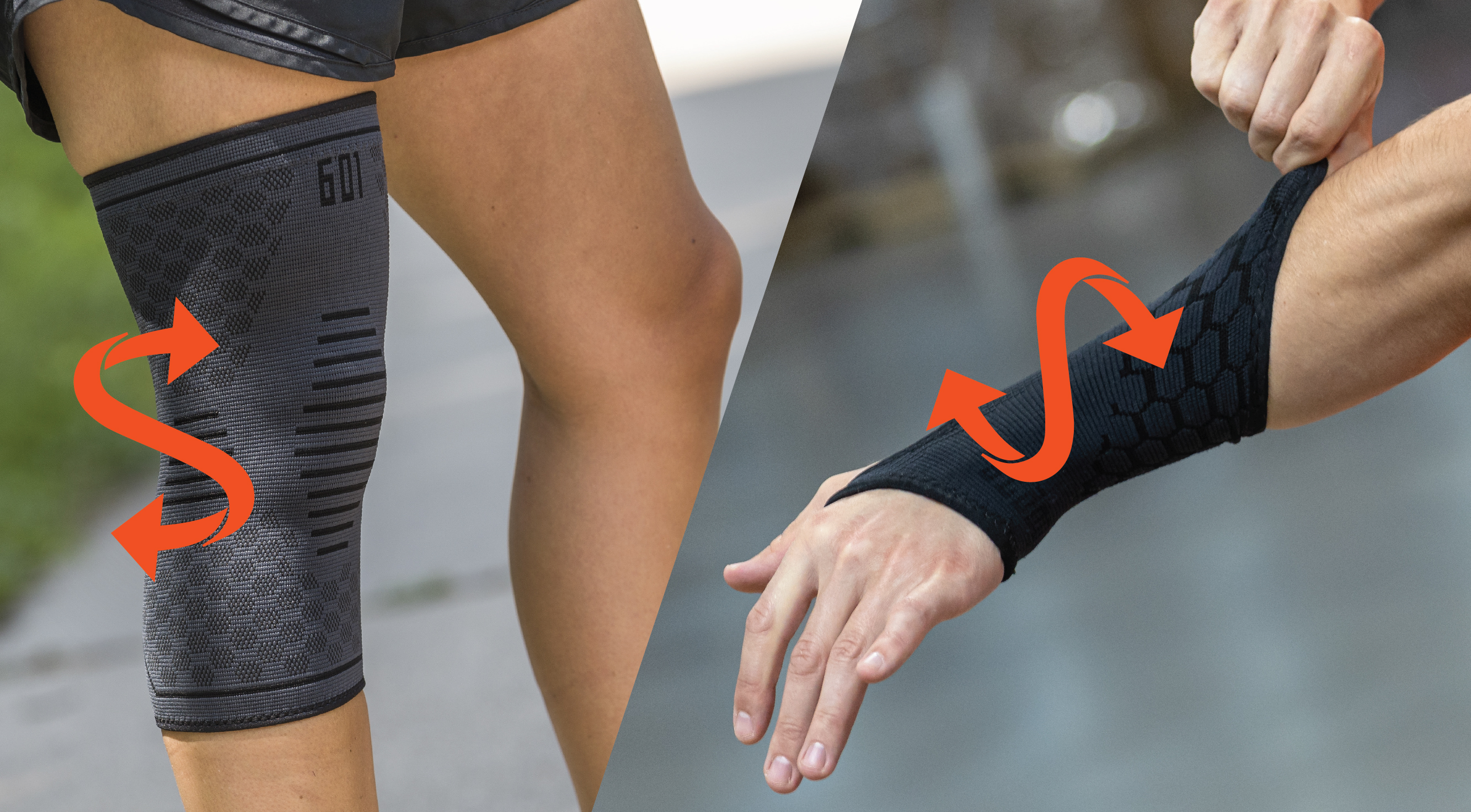 proflex knee and wrist supports with compression