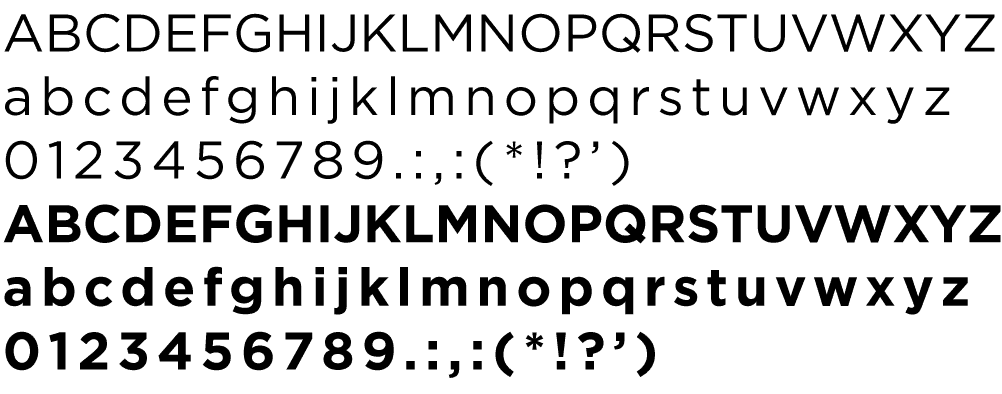 Gotham typeface