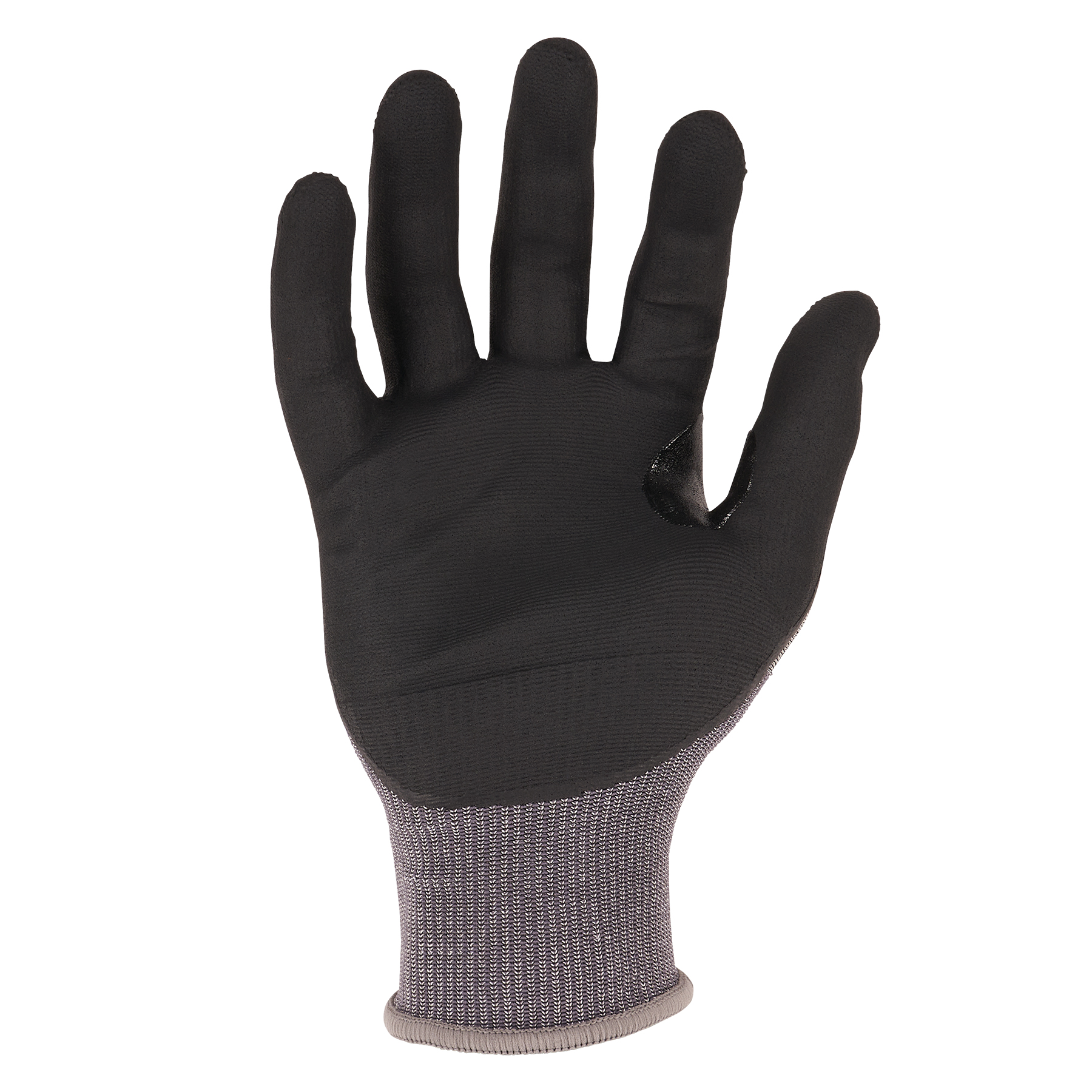 Nitrile Coated Dipped Safety Hand Gloves, Cut Resistant, Grey, Size: S - 2XL