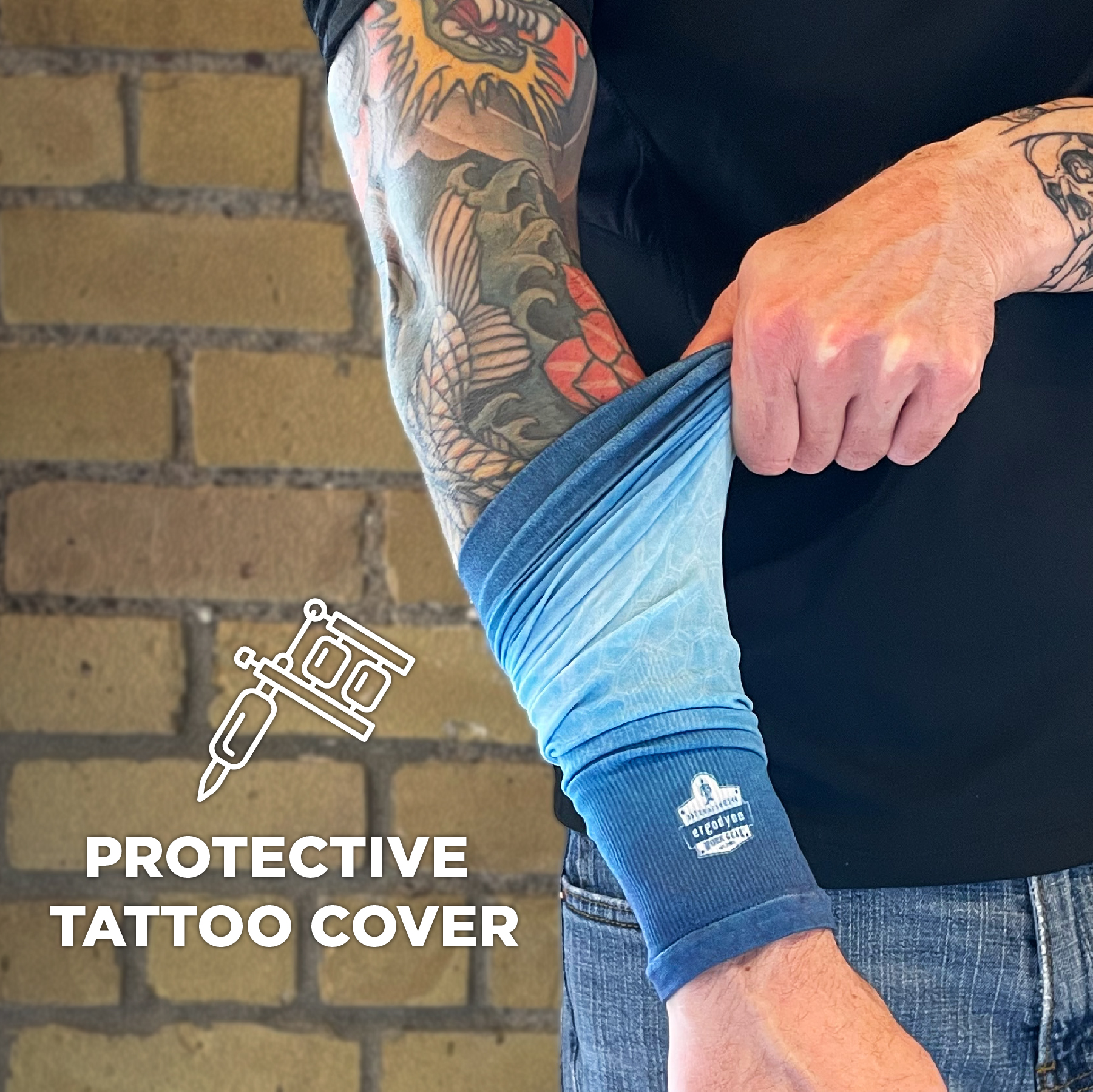 Summer Outdoor Mtb Knee Sleeves With 3D Tattoo Print Arm Sleeves For  Sports, Travel, Fishing, Sunscreen, And UV Protection From Tianhuosx, $5.33  | DHgate.Com