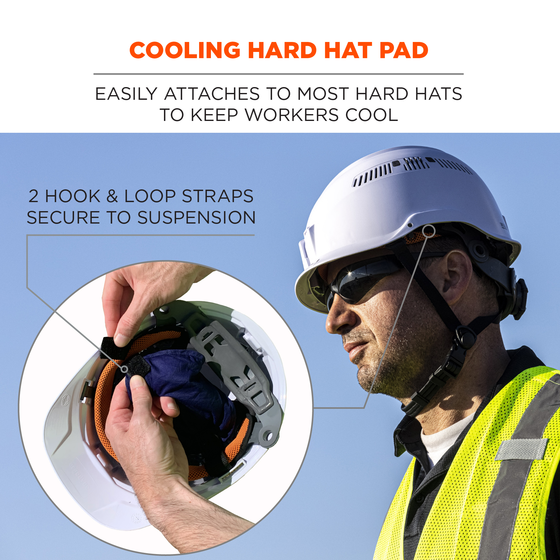 OSALADI 6 Pcs Hard Hat Sweatband Safety Absorber Hat Liner Cooling