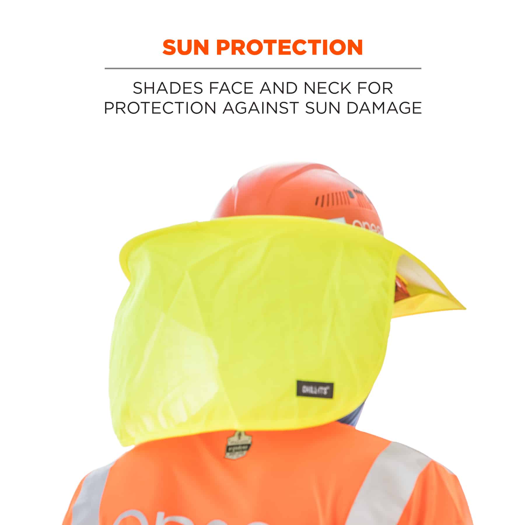 Removable Brim & Neck Shade for Hard Hats