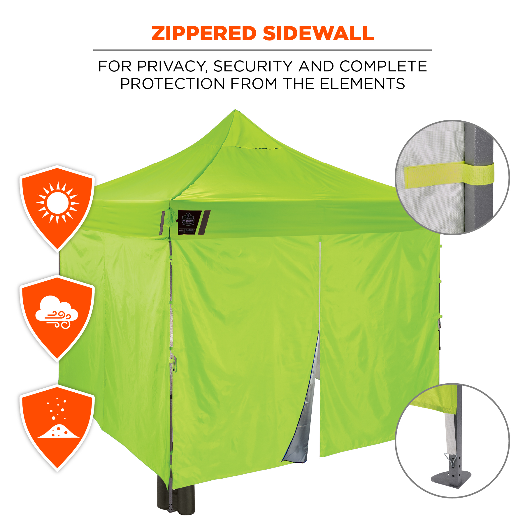 Samuel etnisch Eerlijk Enclosed Pop-Up Tent Kit | Ergodyne
