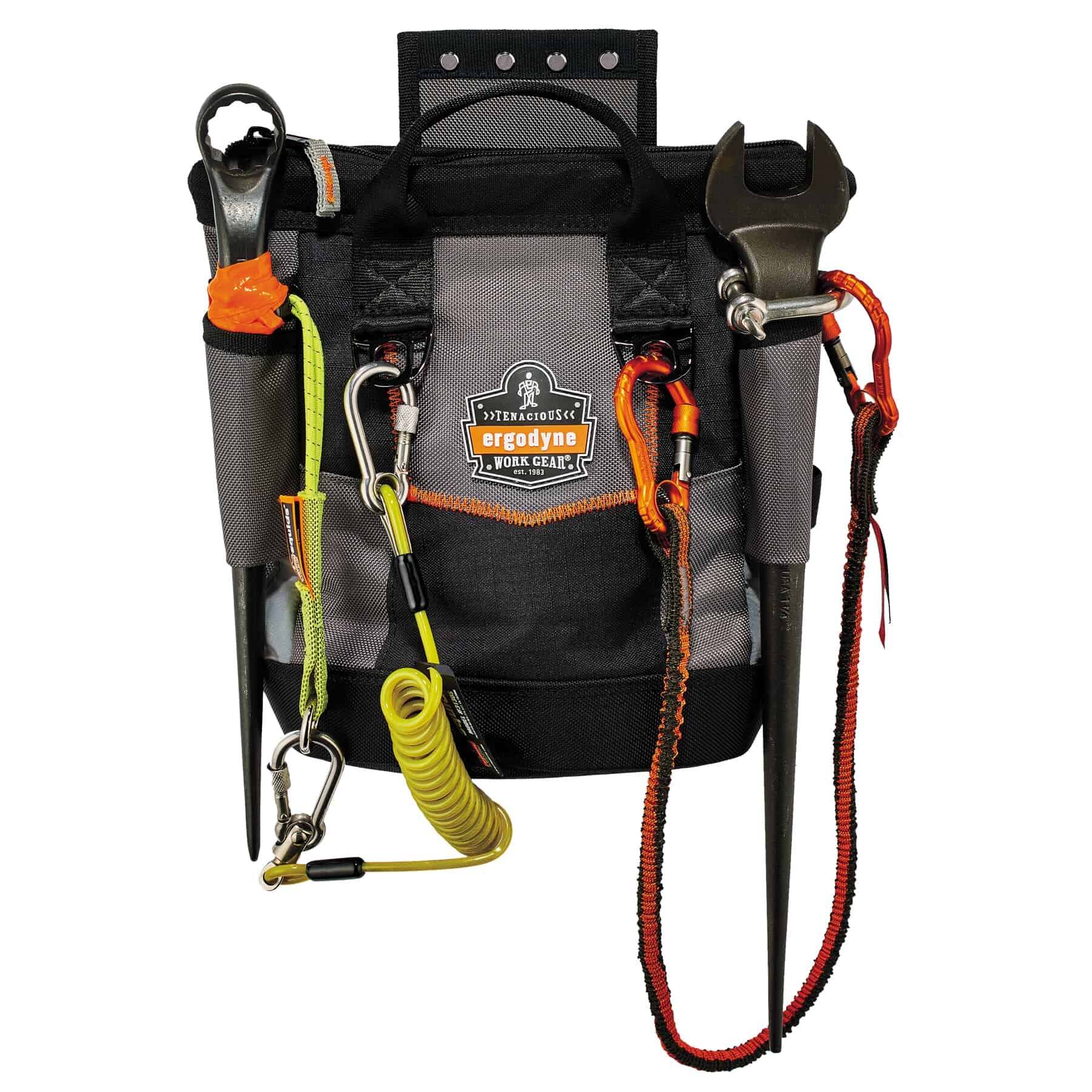 Topped Tool Pouch with Snap-Hinge Zipper Closure | Ergodyne