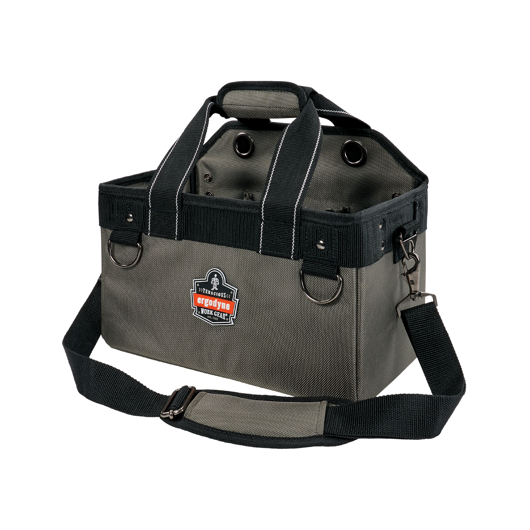 Bucket Tool Bag with 17 Pockets Soft Sided Drawstring - ezpatio2u