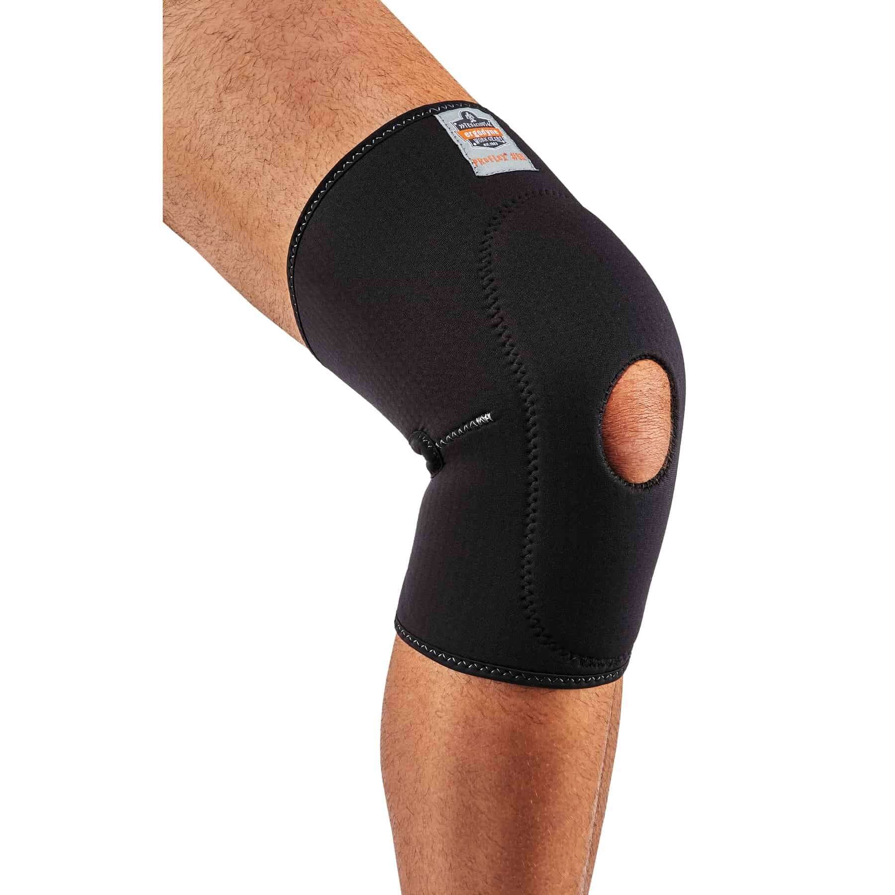 Compression Knee Brace Support with Gel Pads and Patella M, L, XL with Mesh  Bag