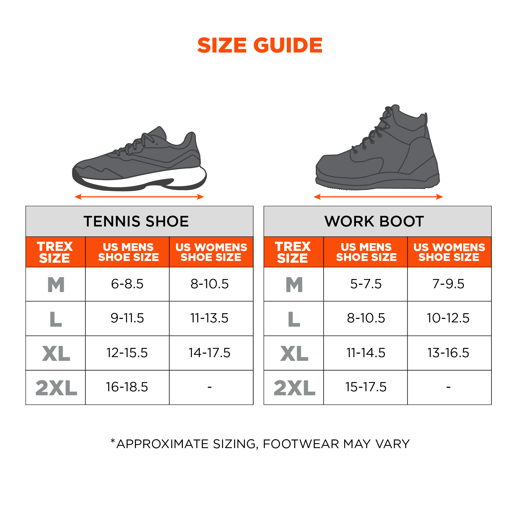 Size And Fit Guides Mobile