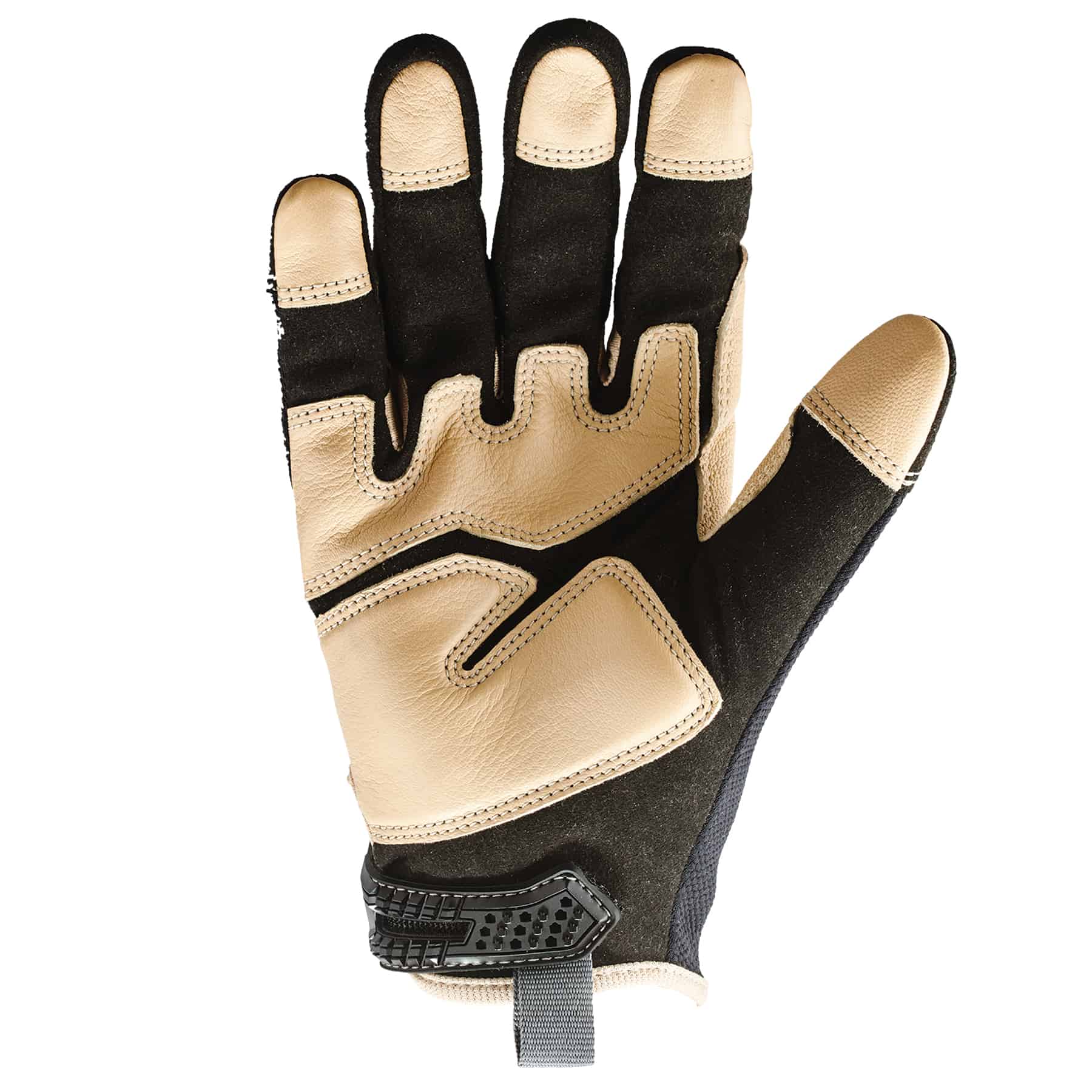 Gemplera S Premium Quality Durable Cowhide Leather Work Gloves Size Large with Keystone Thumb for High Dexterity Plus at MechanicSurplus.com 650L-L