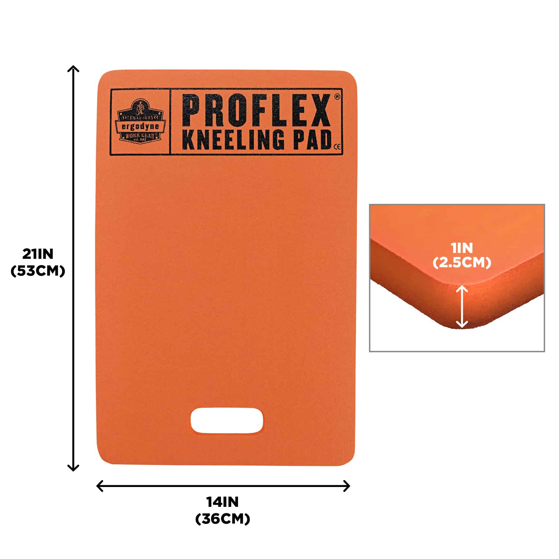 Ergodyne ProFlex 390 Black XL Kneeling Pad