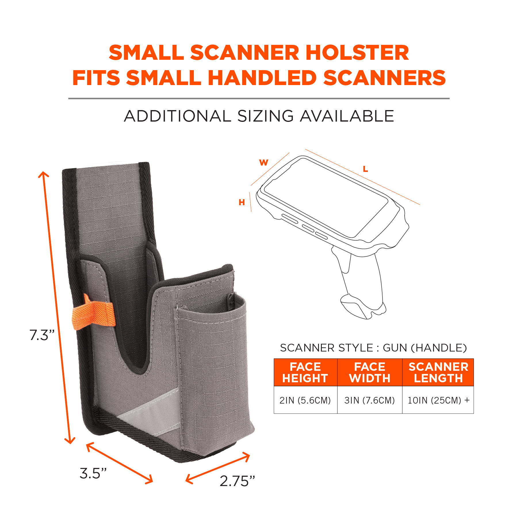 1836px x 1837px - Barcode Scanner Holster with Belt Clip for Mobile Computers | Ergodyne