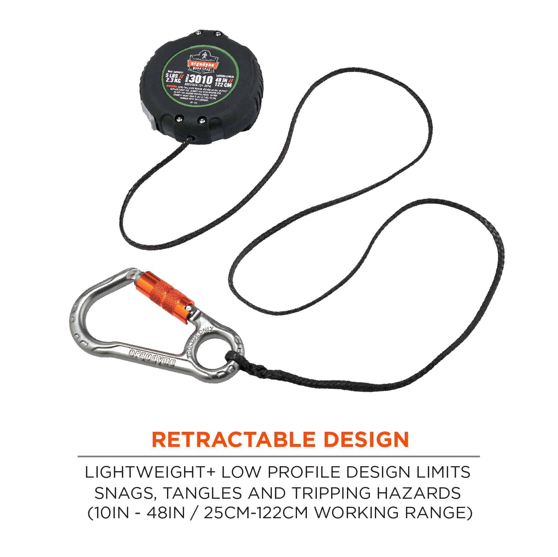 Tool Lanyard with D Hook, 35 Inch Safety Tool Leash 0.8 Width - 35 -  Yahoo Shopping