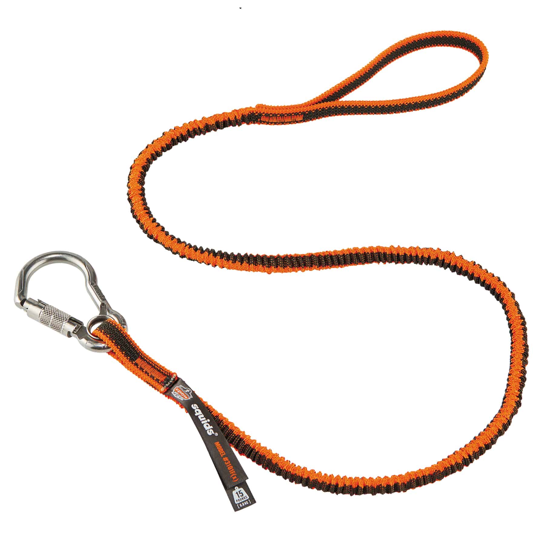Tool Lanyard Safety Harness Lanyard Bungee Cord With Carabiner with  Carabiner