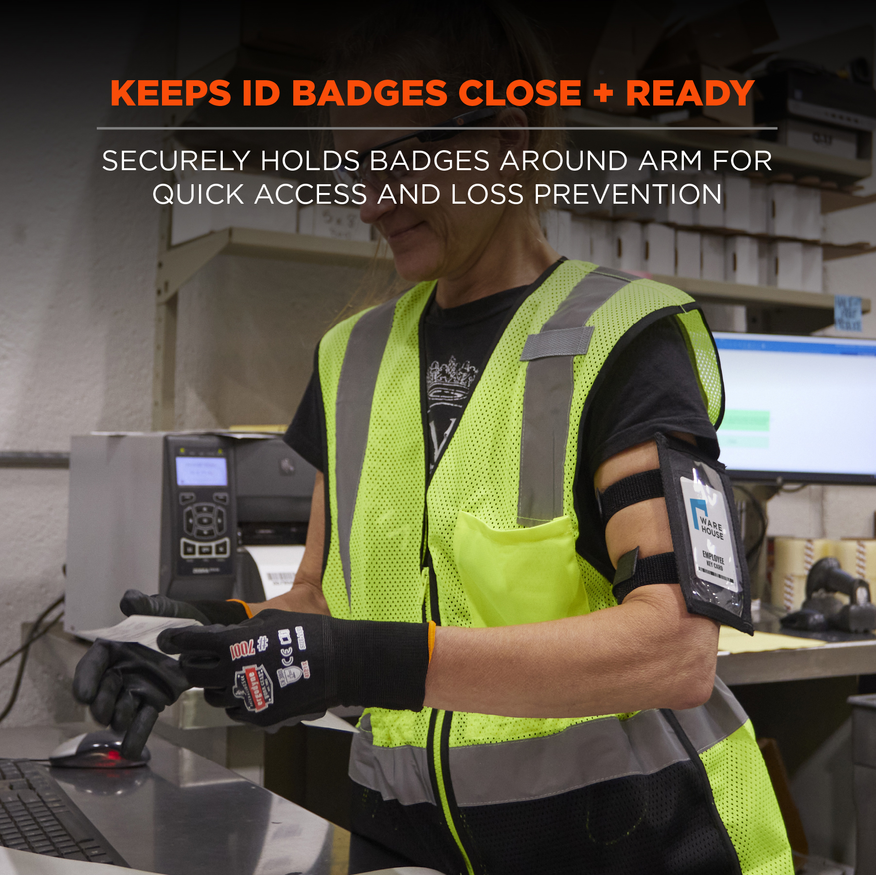 Dual Armband ID/Badge Holder