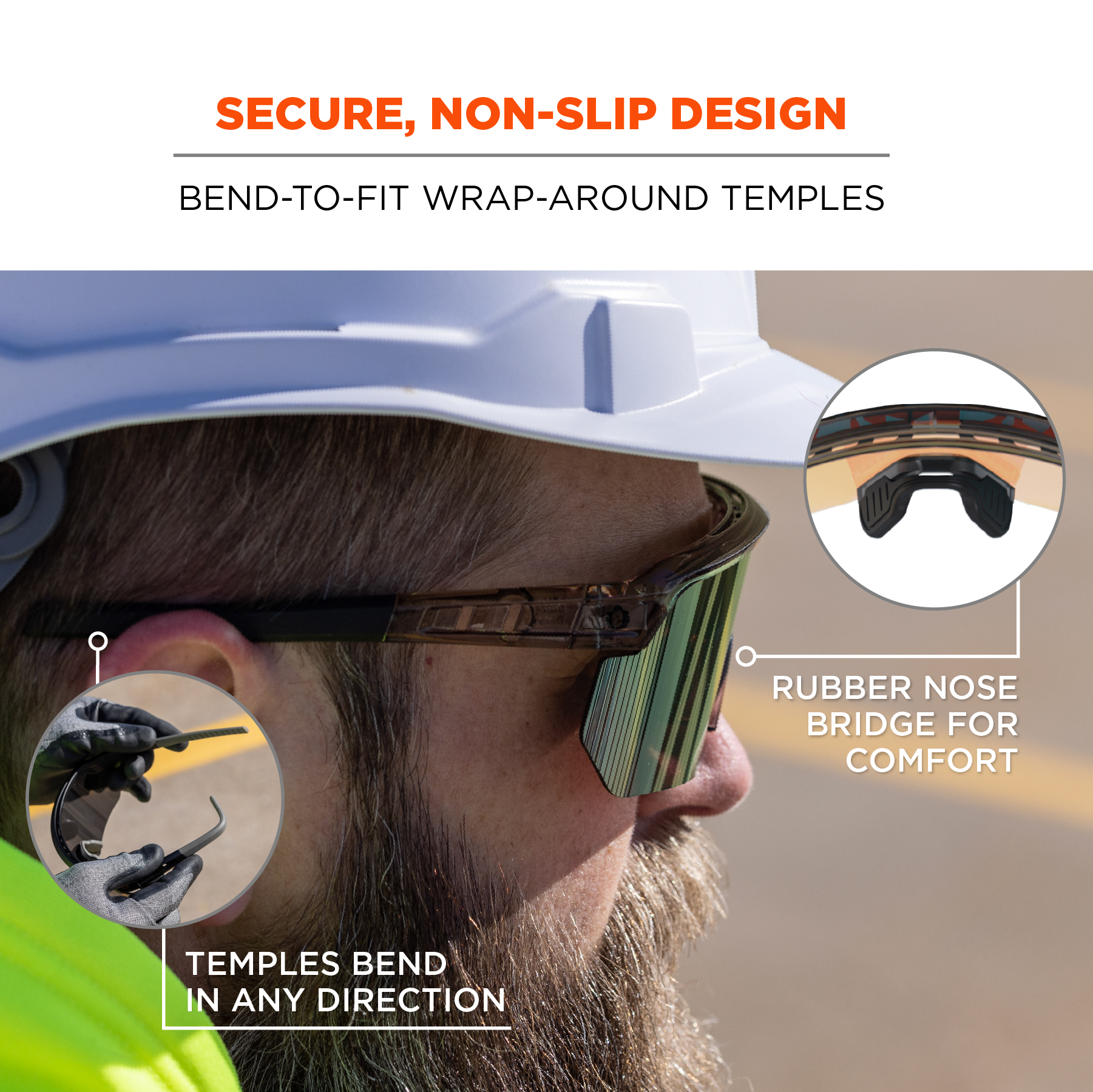 Safety Glasses & Sunglasses - Clear, Smoked, Polarized