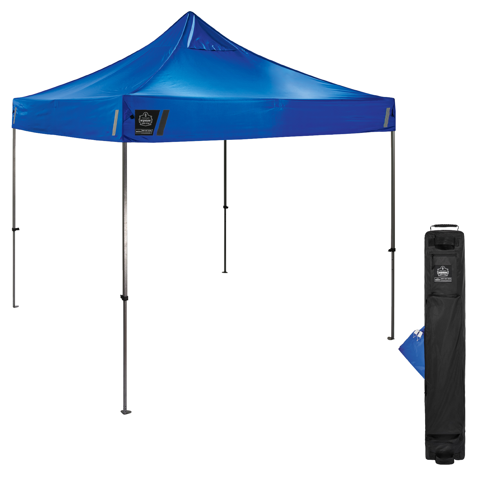 6000 Heavy Duty Pop Up Tent Blue With Included Accessories 