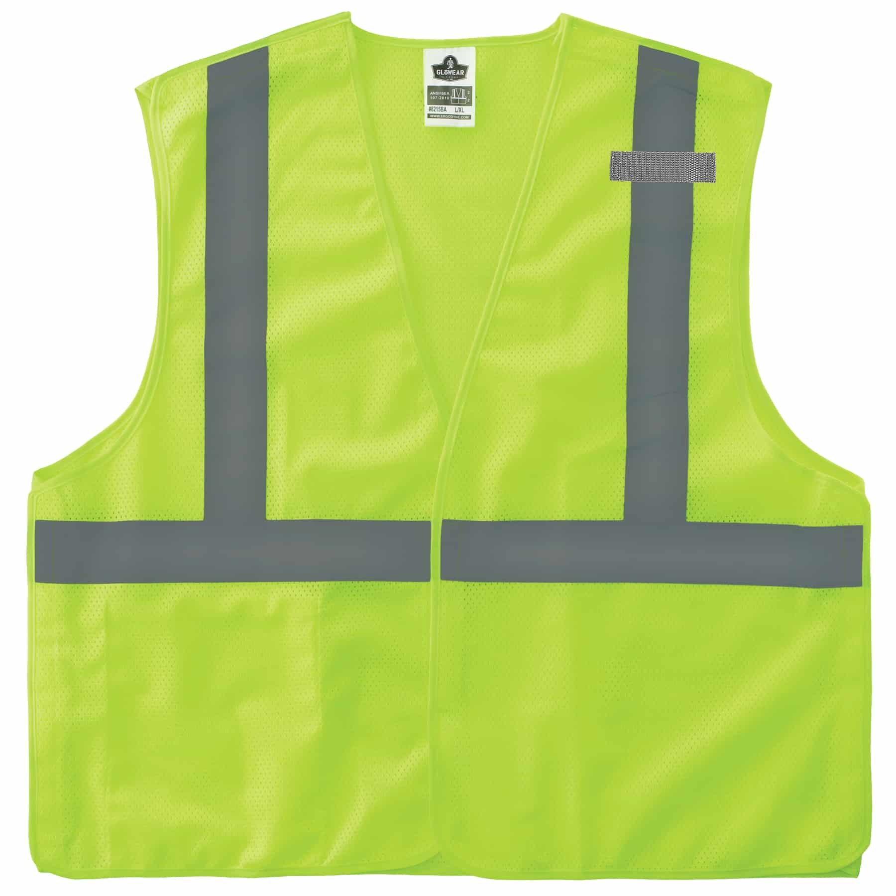 Hi-Vis Work Vest, Economy Breakaway, Hook & Loop | Ergodyne