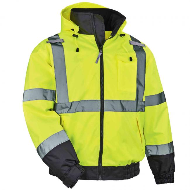 GloWear 8379 Thermal High Visibility Jacket - Type R, Class 3, Fleece ...