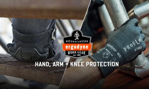 Ergodyne Hand, Arm and Knee Protection