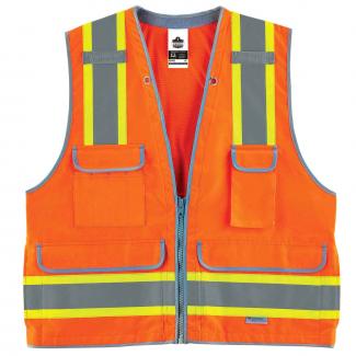 Two-Tone Mesh Hi-Vis Safety Ergodyne Vest, | Work Vest