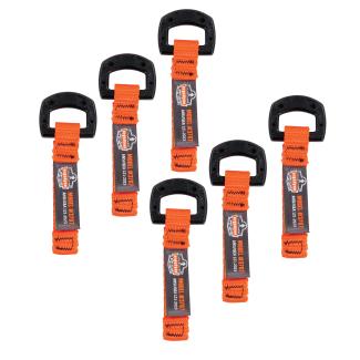 Squids 3707 Web Tool Tether Attachment - Non-Conductive D-Ring Tool Tails - 2lbs / 0.9kg (6-Pack)