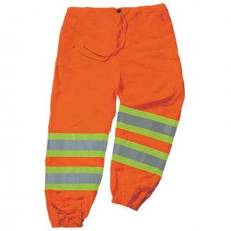 Ergodyne GloWear 8916 Men's 3XL Orange Lightweight Hi-Vis Class E Rain Pants  8916 - The Home Depot