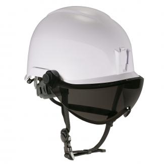 Hard hat with hot sale built in visor