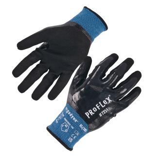 ProFlex 7251 Fully Coated Nitrile Cut-Resistant Gloves - ANSI/ISEA 105-2016 A5, Water-Resistant, 21g