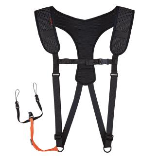 Squids 3142 Barcode Scanner Harness + Lanyard - Breakaway Design, Ergonomic Fit, EVA Foam Padding