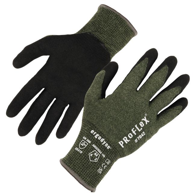 ProFlex 7042 Nitrile Coated Cut-Resistant Gloves - ANSI/ISEA 105