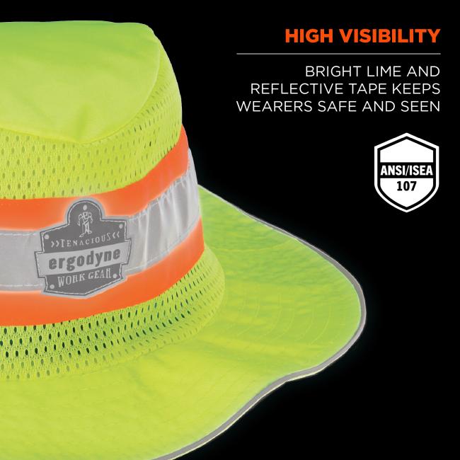 Chill Its 8935MF Hi Vis Ranger Hat Microfiber Cooling