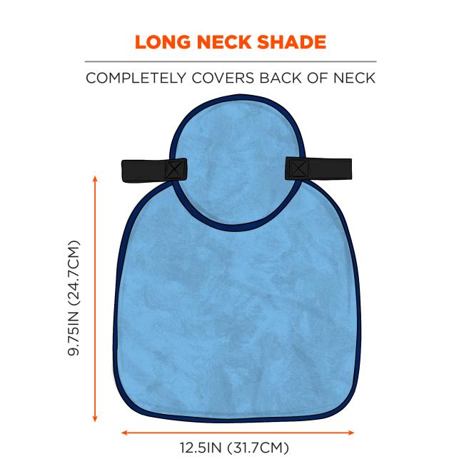 Cooling Neck Shade Hard Hat Insert, Cooling Towel | Ergodyne