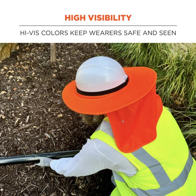 High visibility hard fashion hats