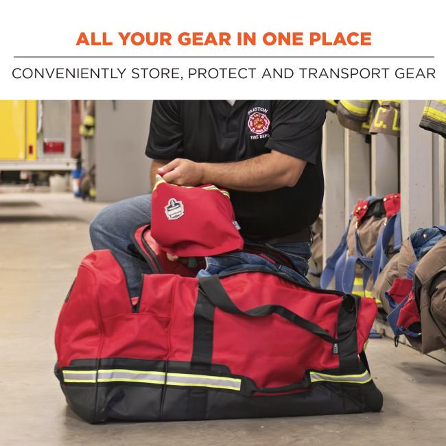 All your gear in one place: conveniently store, protect, and transport gear