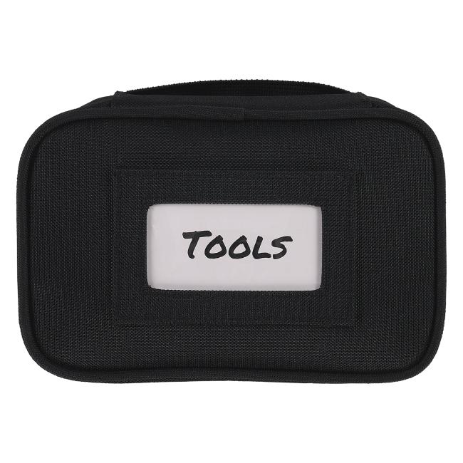 Label view of softshell tool case. label not included