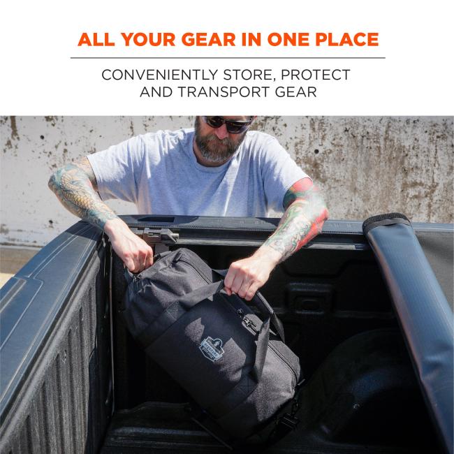 All your gear in one place: conveniently store, protect and transport gear