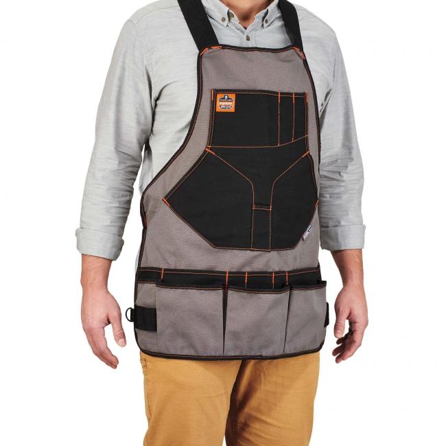 Download Canvas Tool Apron, Shop Apron, Bib Apron | Ergodyne