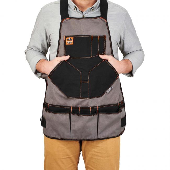 Download Canvas Tool Apron, Shop Apron, Bib Apron | Ergodyne