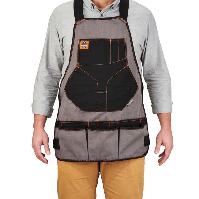 Download Canvas Tool Apron, Shop Apron, Bib Apron | Ergodyne