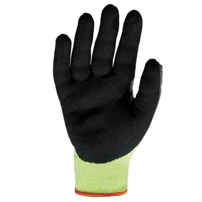 Level 4 Impact & Cut Resistant Gloves, Hi-Vis, Nitrile Coated | Ergodyne