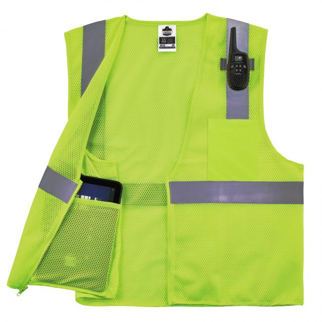 Hi-Vis Work Vest, Economy, Zipper | Ergodyne