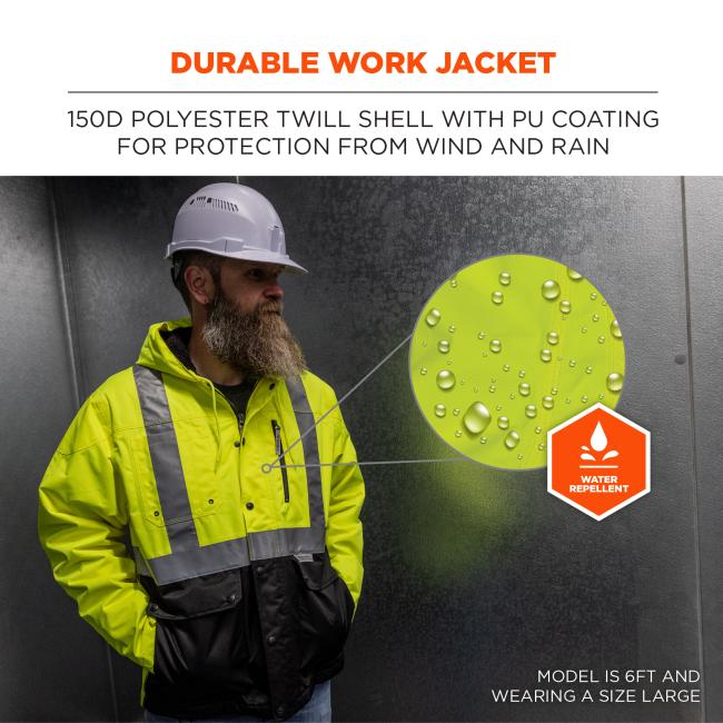 Heavy-Duty Hi-Vis Workwear Jacket | Ergodyne