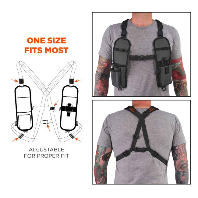 One Size Fits Most: The harness is adjustable for a proper fit, ensuring comfort and practicality