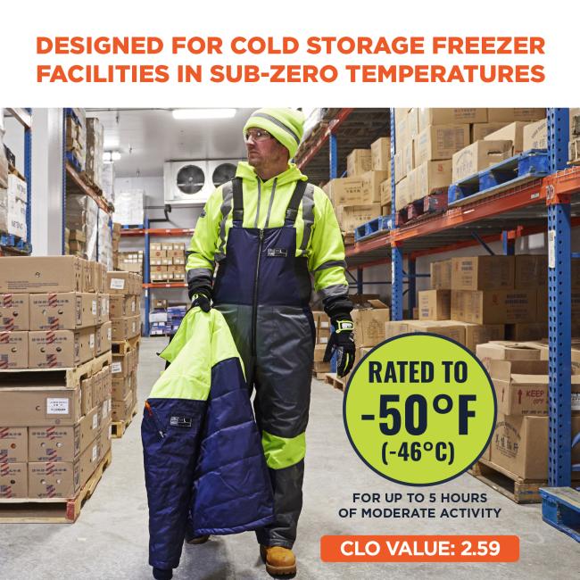 Insulated Freezer Bib Overalls | Ergodyne
