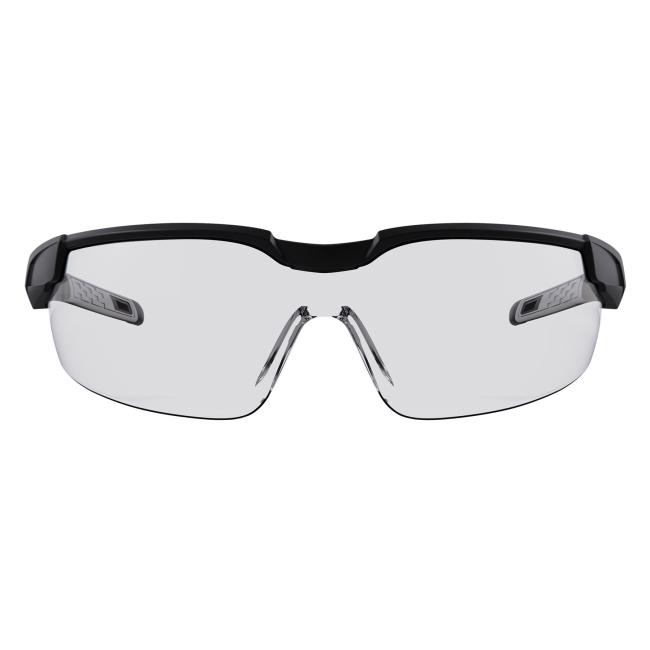 Front view of safety glasses