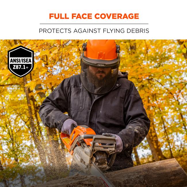 Stihl chainsaw hot sale face shield