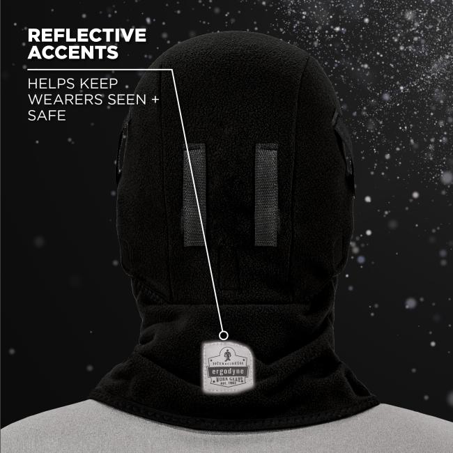 Reflective Accents: Helps keep wearers seen and safe.