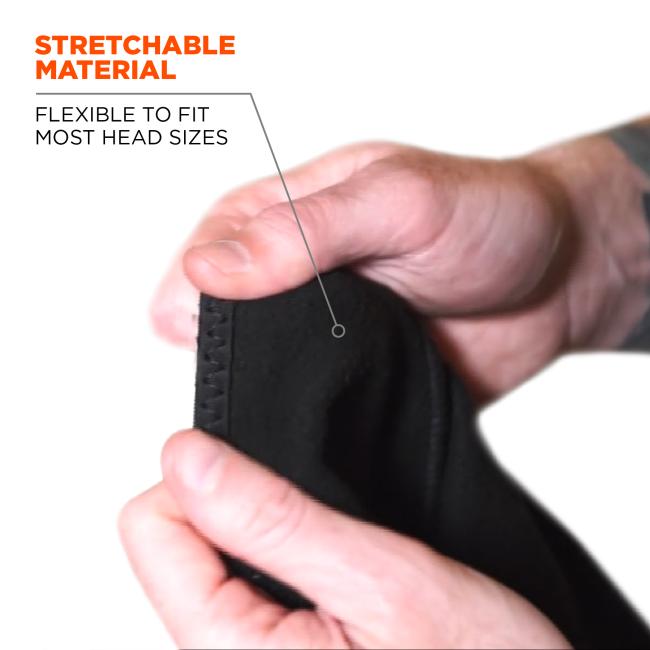 Stretchable Material: Flexible to fit most head sizes.