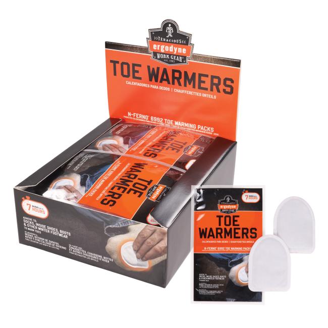 40-pack display of toe warmers
