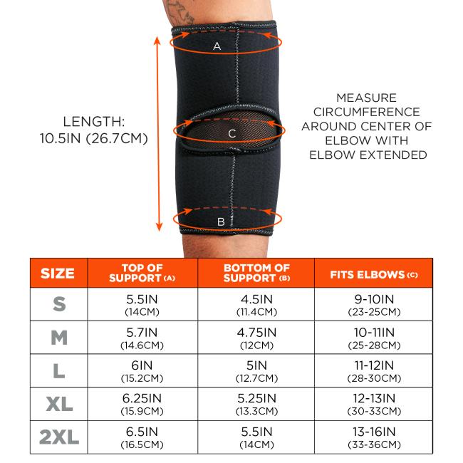 Size chart.